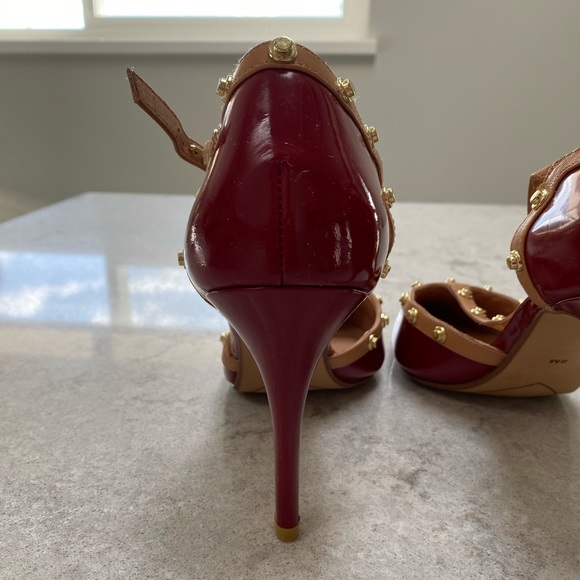 Halogen NWOT Martine Studded T-Strap Heels - Picture 6 of 14